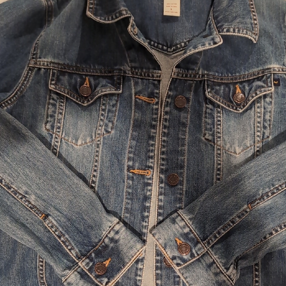 Vintage Abercrombie and Fitch jean jacket Large